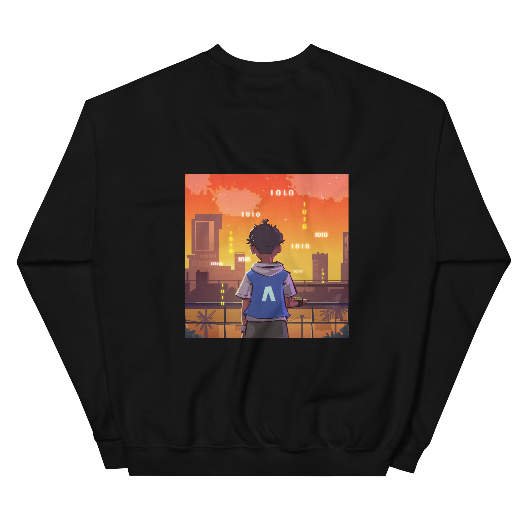 Sweatshirt QFS (Night Edition) – ΛDAM × Philis Corp. Shop – Image 3
